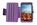 Ellipsis 8 case, i-UniK 2014 Verizon Ellipsis 8 Tablet (QTAQZ3) Slim Protection PU Leather Case **Bonus Stylus** [NOT Fit Ellipsis 7] - (Purple)