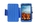 Ellipsis 8 case, i-UniK 2014 Verizon Ellipsis 8 Tablet (QTAQZ3) Slim Protection PU Leather Case **Bonus Stylus** [NOT Fit Ellipsis 7] - (Navy Blue)