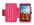 Ellipsis 8 case, i-UniK Verizon Ellipsis 8 & Ellipsis Kids Tablet (QTAQZ3/QTAQZ3KID) Slim Protection PU Leather Case **Bonus Stylus** - (Cute Pink)