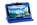 Verizon Ellipsis 10 case, i-UniK 2015 Verizon Ellipsis 10" Tablet [QTAIR7] Slim Protection PU Leather Case **Bonus Stylus** (Blue)