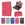 RCA 11 Maven Pro case, i-UniK CASE for RCA 11 Maven Pro 11.6" (RCT6213W87DK) Detachable Touchscreen 2 in 1 Tablet PC [Bonus Stylus] - (Cute Pink)