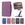 RCA 7 VOYAGER II CASE, Slim Folio PU Leather Case (#RCT6773W22 & RCT6773W42BF) by i-UniK w/Bonus Stylus Pen (Purple)